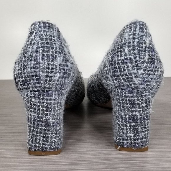 Marc Fisher Ltd Zala Pump, Black/Blue Fabric, Womens Size 9.5 M - Picture 5 of 10